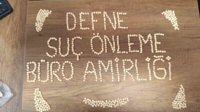 Defne ilçesinde emniyet güçleri tarafından gerçekleştirilen narkotik operasyonunda 840 adet