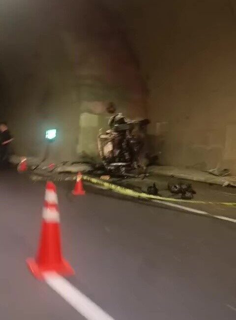 Demirkapı Tüneli’nde meydana gelen kaza, Antalya ile Konya’yı birbirine bağlayan
