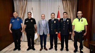 Denizli İl Emniyet Müdürlüğü’nde görevli 5 müdür yardımcısı, 1. Sınıf