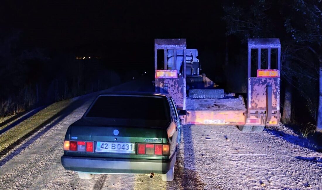 Konya’nın Derebucak ilçesinde arka arkaya meydana gelen iki ayrı trafik