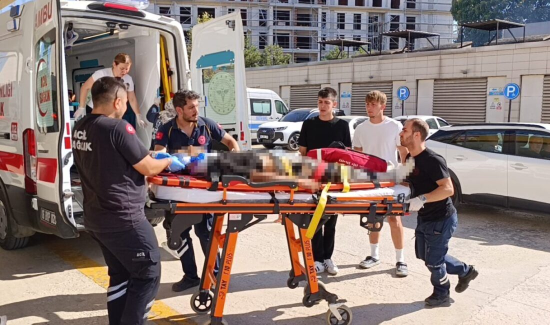 İnegöl ilçesinde traktör kazası meydana geldi, ve 15 yaşındaki sürücü