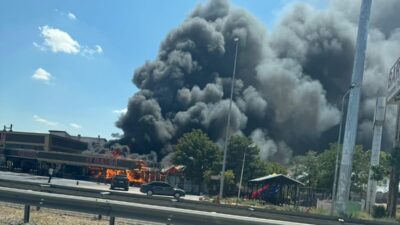 Konya’nın Kulu ilçesinde bulunan bir dinlenme tesisinin restoran kısmında meydana