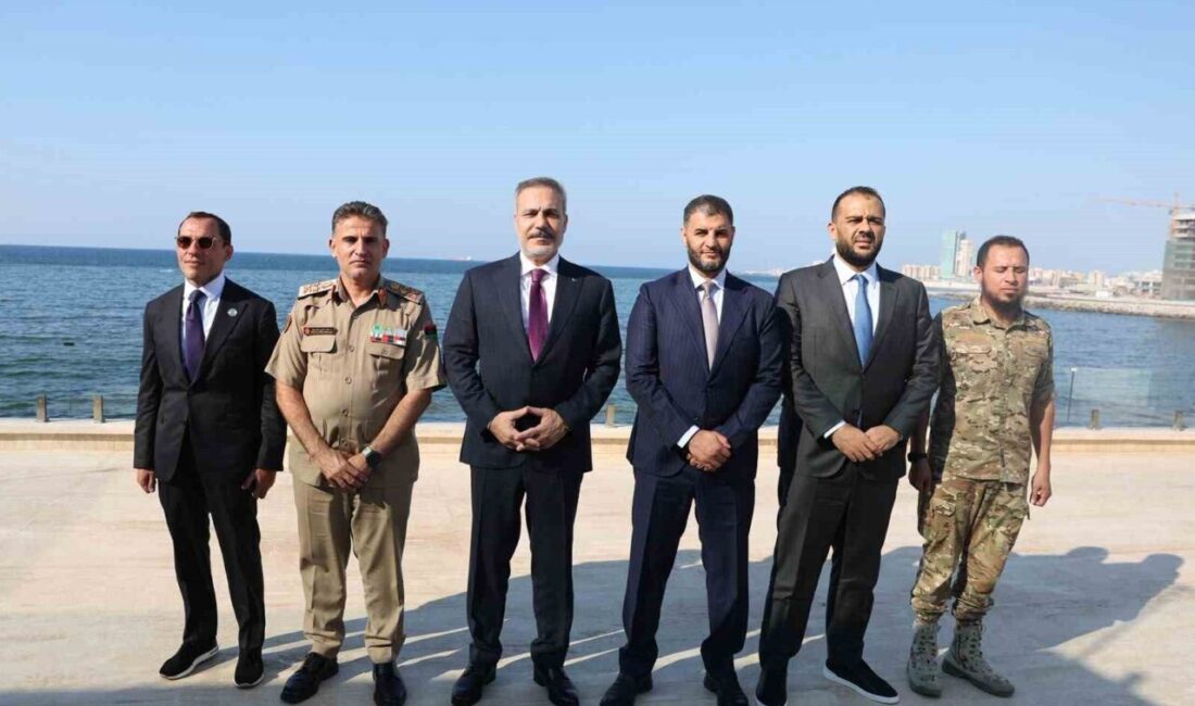 Türkiye’nin Dışişleri Bakanı Hakan Fidan, Libya’nın başkenti Trablus’ta Libya Ulusal