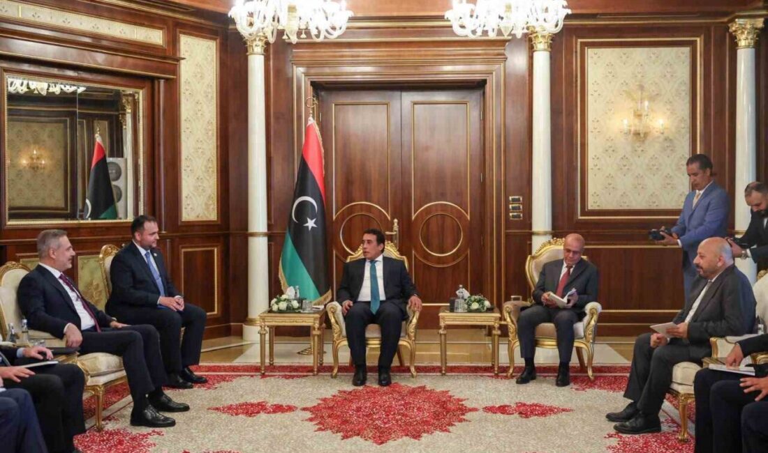 Türkiye’nin Dışişleri Bakanı Hakan Fidan, Libya Başkanlık Konseyi Başkanı Muhammed