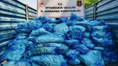 Diyarbakır’da Jandarma ekipleri tarafından gerçekleştirilen operasyonda yaklaşık 3 ton hayvansal