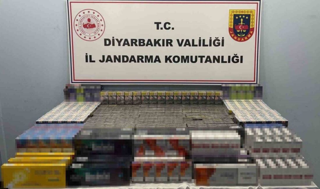 Diyarbakır ilinde gerçekleştirilen operasyonlarda çok sayıda gümrük kaçağı malzeme ele