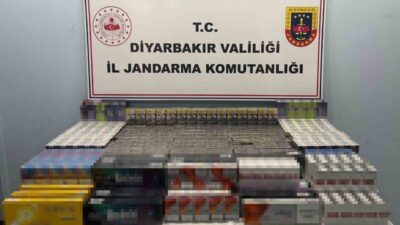Diyarbakır ilinde gerçekleştirilen operasyonlarda çok sayıda gümrük kaçağı malzeme ele