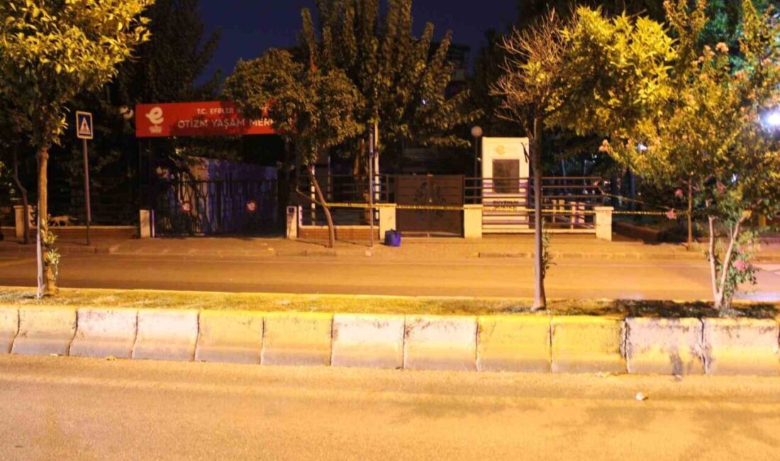Aydın’ın Efeler ilçesinde gece geç saatlerde durak tabelasının altına bırakılan