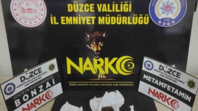 Düzce’de narkotik suçlarla mücadele ekipleri tarafından gerçekleştirilen operasyonlarda 46 olaya