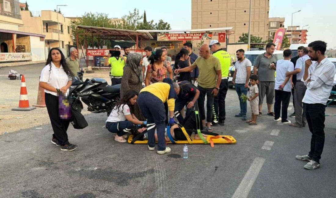 Adıyaman’da bir otomobile çarpan ehliyetsiz sürücü tarafından kullandığı motosikletin sebep