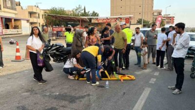 Adıyaman’da bir otomobile çarpan ehliyetsiz sürücü tarafından kullandığı motosikletin sebep