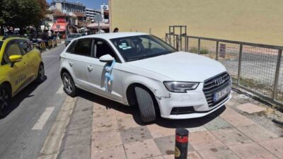 Eskişehir’de, yaya geçidinde karşıya geçmeye çalışan bir kadına ehliyetsiz bir