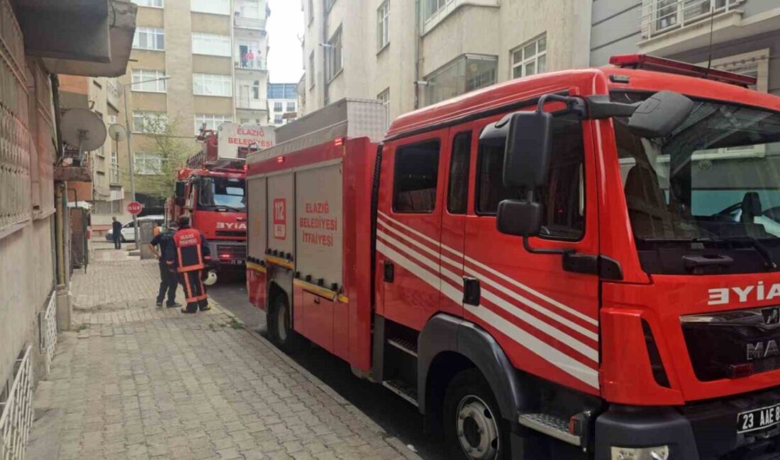 Elazığ’da bir çatı yangını ihbarı, itfaiye ekiplerini alarma geçirdi ancak