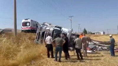 Kovancılar ilçesinde meydana gelen bir kaza, iddiaya göre frenleri boşalan