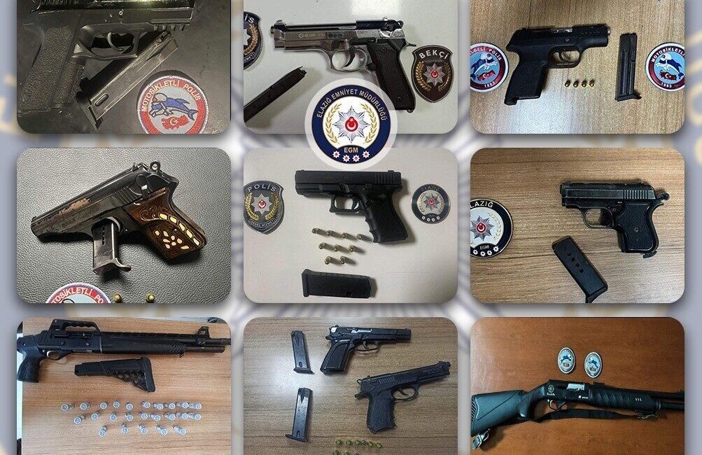 Elazığ’da polis ekipleri tarafından gerçekleştirilen operasyon sonucunda kesinleşmiş hapis cezası