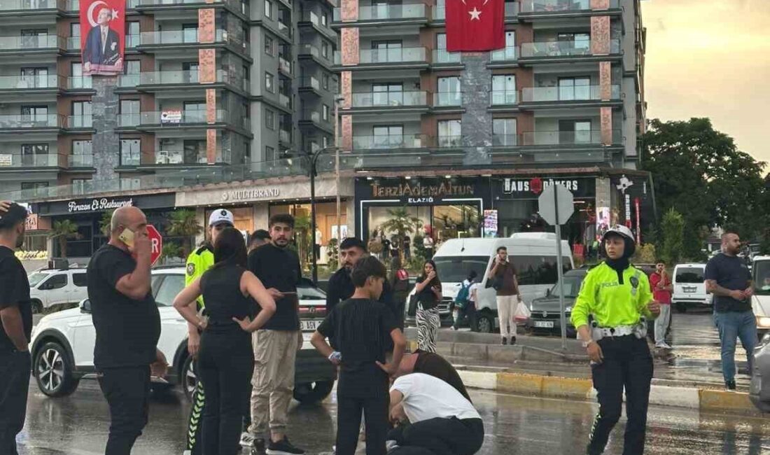Elazığ’da bir şahıs, yolun karşısına geçmeye çalışırken bir otomobilin çarpması