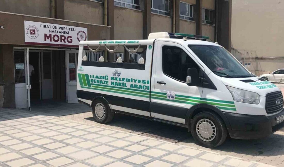 Elazığ’da bir motosiklet sürücüsü, yolun karşısına geçmeye çalışan bir yayaya