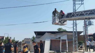 Hatay’ın Defne ilçesinde, Samankaya Mahallesi’nde sabahın erken saatlerinde meydana gelen