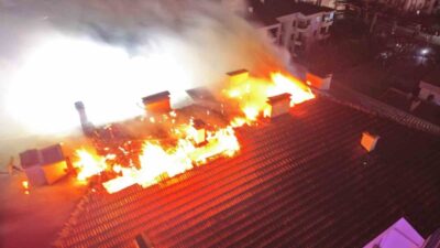 Aksaray ilinde yer alan Berat Apartmanı’nda, bodrum katındaki elektrik panosunda