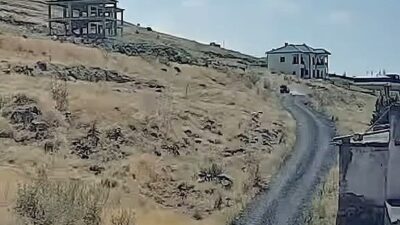 Nevşehir ilinde, Derinkuyu ilçesine bağlı Çakıllı köyünde meydana gelen trafik
