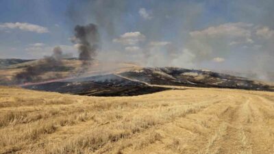 Ankara’nın Elmadağ ilçesine bağlı Seyitcemali Mahallesi kırsalında bilinmeyen bir sebepten