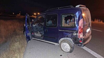 Kütahya’nın Emet-Hisarcık karayolunda meydana gelen trafik kazasında, motosikletin bir hafif