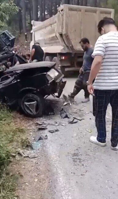 Erzin ilçesi ile Zorkun Yaylası arasındaki yolda meydana gelen trafik