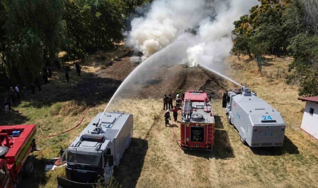 Erzincan’da, Milli Egemenlik Kent Ormanı’nda orman yangınlarına karşı hazırlıkların artırılması