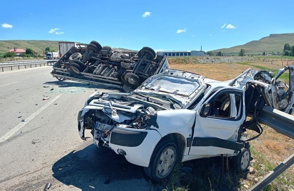 Erzurum’da Temmuz ayında polis sorumluluk bölgesinde 218 ölümlü-yaralanmalı trafik kazası
