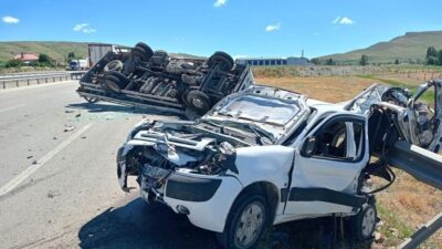 Erzurum’da Temmuz ayında polis sorumluluk bölgesinde 218 ölümlü-yaralanmalı trafik kazası