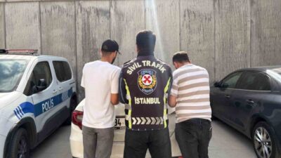 Esenyurt’ta bir aracı saldırı amacıyla ısrarla takip eden kişiler polis