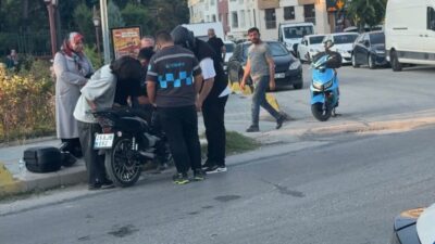 Eskişehir’de meydana gelen trafik kazasında 2 motosiklet çarpıştı ve 1