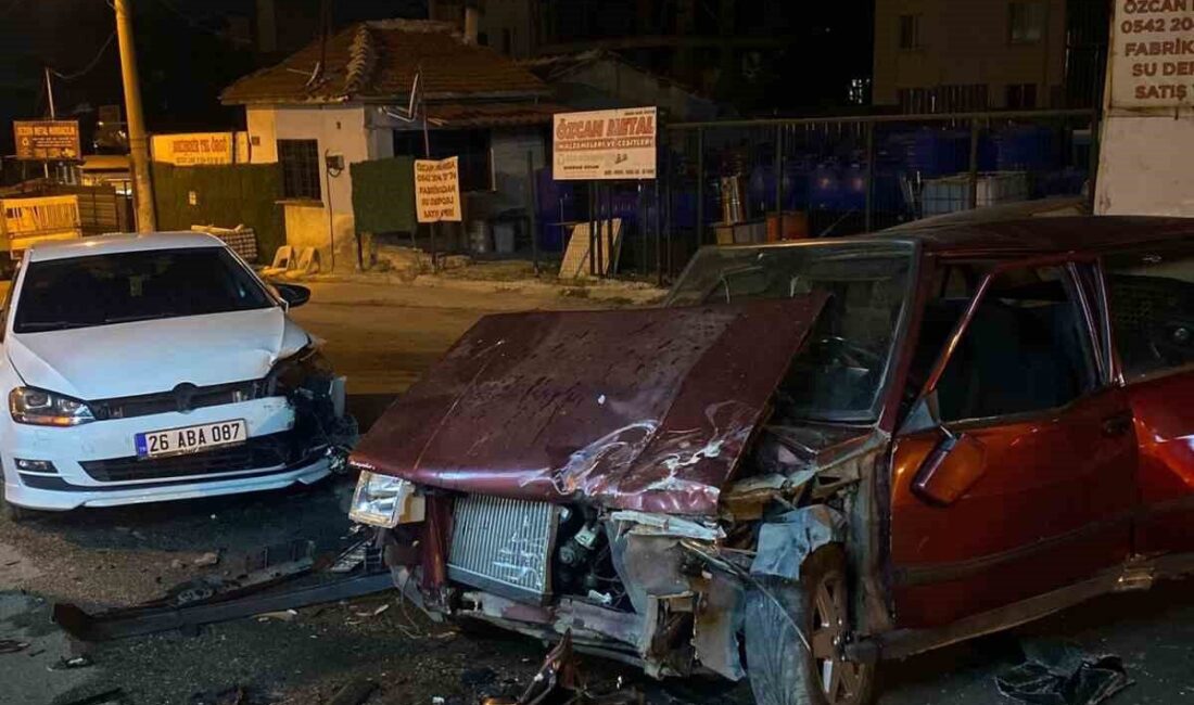 Eskişehir’de gece saatlerinde meydana gelen trafik kazasında, Odunpazarı ilçesi 2.