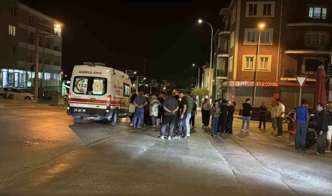 Eskişehir’in Odunpazarı ilçesinde, Emek Mahallesi’nde meydana gelen trafik kazasında, bir