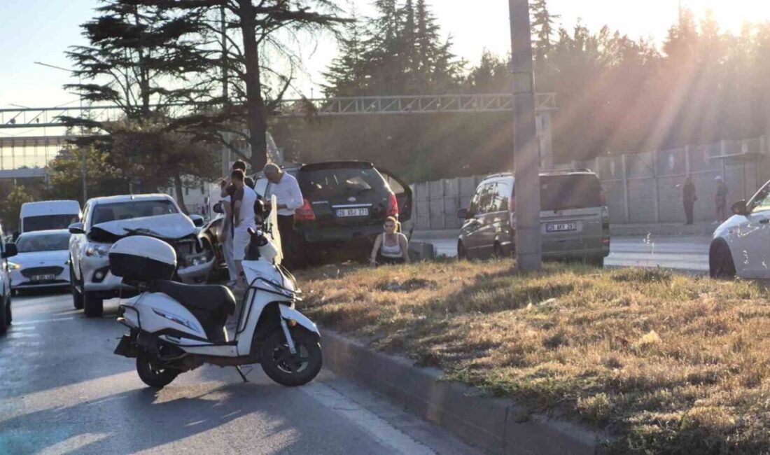 Eskişehir’de meydana gelen bir kaza, bir pikap aracının bir otomobile