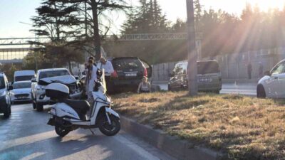 Eskişehir’de meydana gelen bir kaza, bir pikap aracının bir otomobile