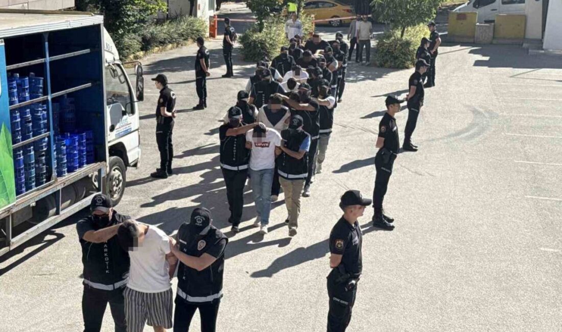 Eskişehir’de gerçekleştirilen polis operasyonunda 147 bin 321 uyuşturucu hap ele