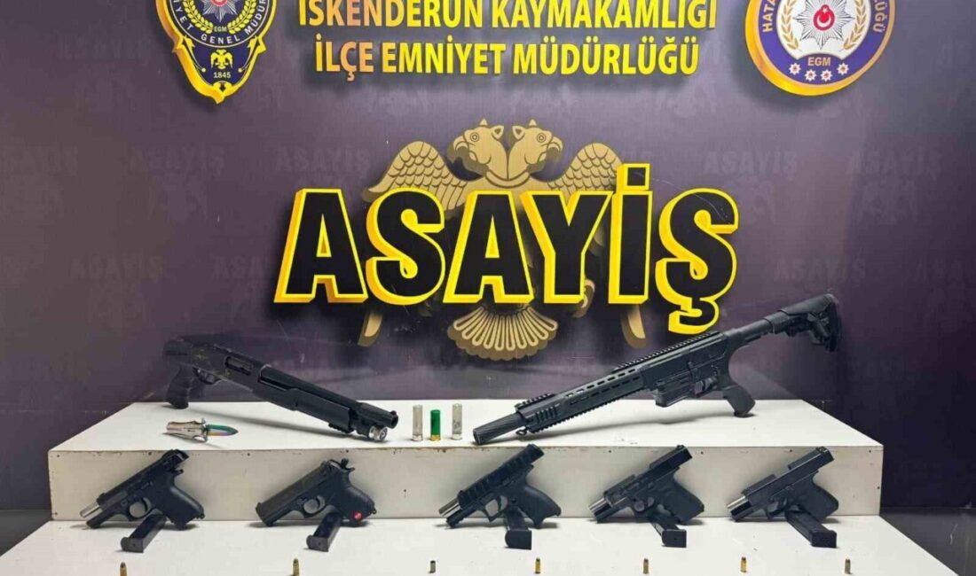 Hatay’da polis ekipleri, ev ve araçlara kurşun sıkan kişilerin evinde