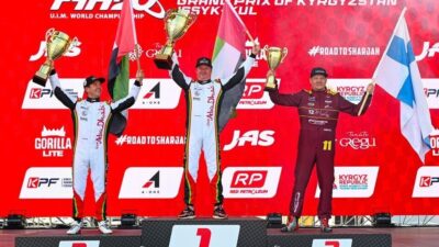 UIM F1H2O Dünya Şampiyonası’nın Kırgızistan Grand Prix’sinde gerçekleşen sprint yarışlarında,