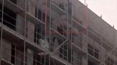 Hatay’da bulunan Mustafa Kemal Üniversitesi Diş Hekimliği Fakültesi inşaatında çalışan