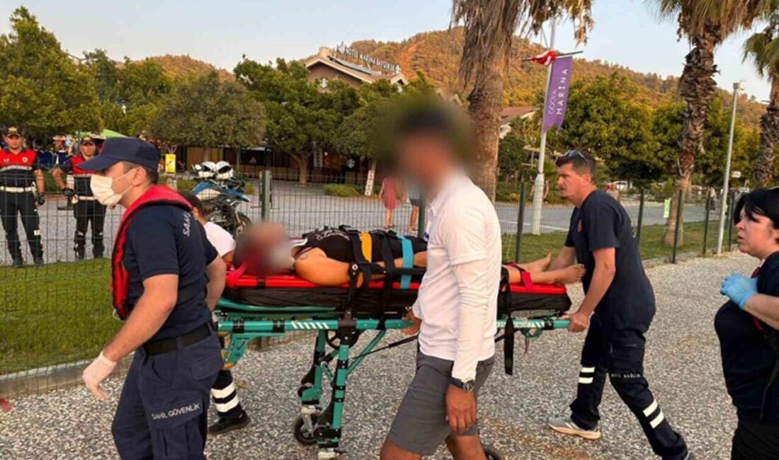 Muğla’nın Fethiye ilçesi açıklarında seyreden bir ticari yachtta yaralanan bir