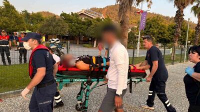 Muğla’nın Fethiye ilçesi açıklarında seyreden bir ticari yachtta yaralanan bir