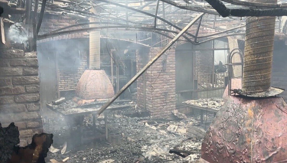 Gaziantep’te bulunan bir restoranda çıkan yangın, itfaiye ekiplerinin başarılı müdahalesi