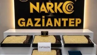 Gaziantep’te, sanayi tipi mutfak araçlarının içine gizlenmiş 400 bin adet