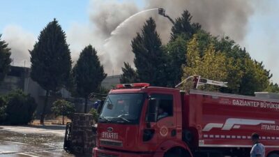 Gaziantep’te bulunan bir tekstil fabrikasında meydana gelen ve hızla yayılan