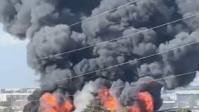 Gebze ilçesindeki bir tesis yangınla sarsıldı ve itfaiye ekipleri hızla