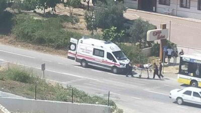 Gemlik ilçesinde seyir halindeki bir belediye otobüsünde rahatsızlanan bir kadın