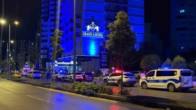 Talas ilçesinde, 14 katlı bir otelde meydana gelen olayda bir