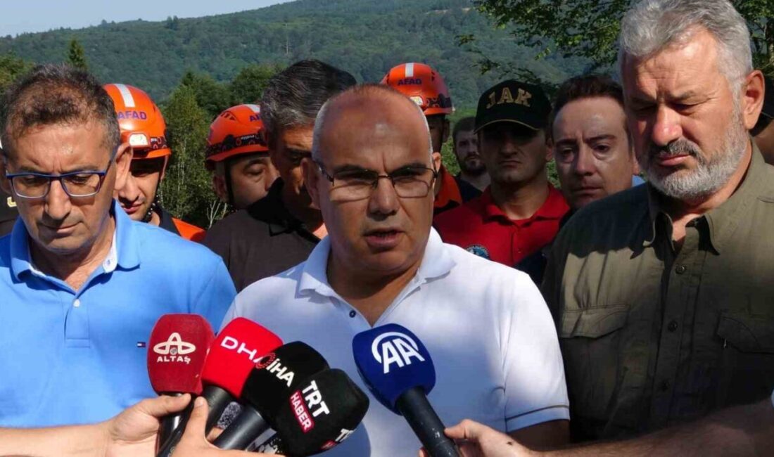 Giresun Valisi Mustafa Koç, Piraziz ilçesi Deregözü köyünde bir hava