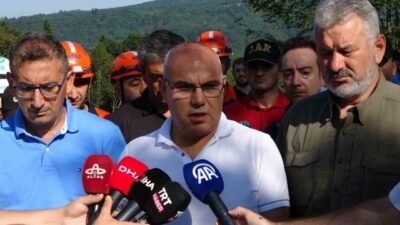 Giresun Valisi Mustafa Koç, Piraziz ilçesi Deregözü köyünde bir hava